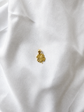 10K Yellow Gold Engraved Clover Leaf Pendant