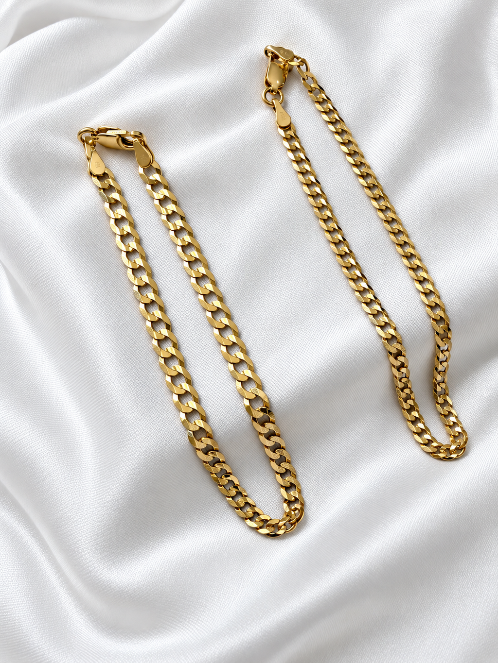 10K Yellow Gold Diamond-Cut Hammered Cuban Link Bracelet