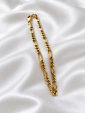 10K Yellow Gold Figaro Link Bracelet