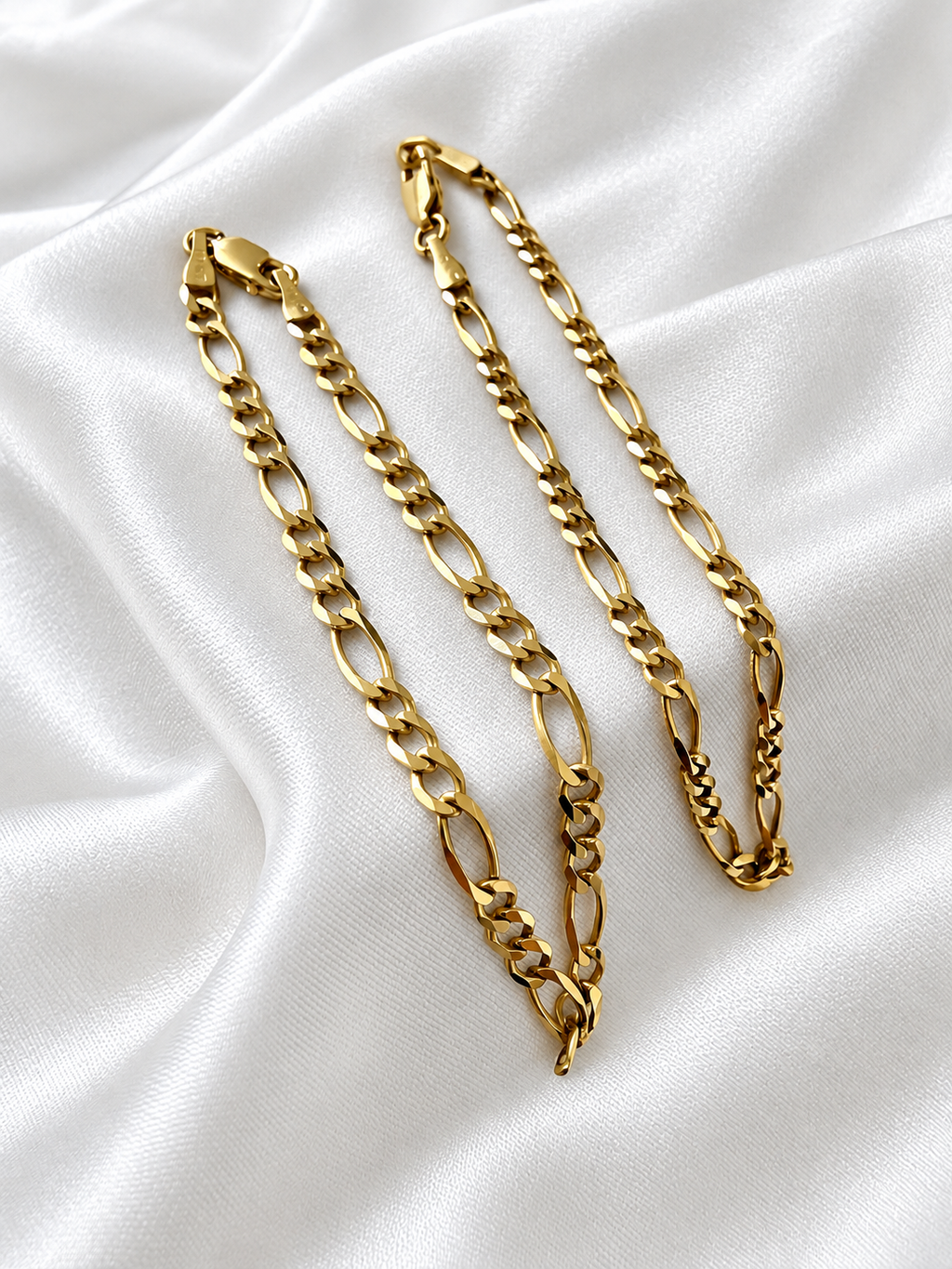 10K Yellow Gold Figaro Link Bracelet
