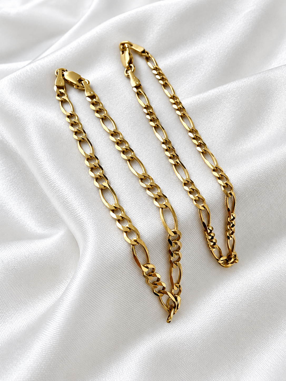 10K Yellow Gold Figaro Link Bracelet