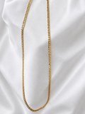 10K Yellow Gold 2.5mm Diamond-Cut Cuban Chain